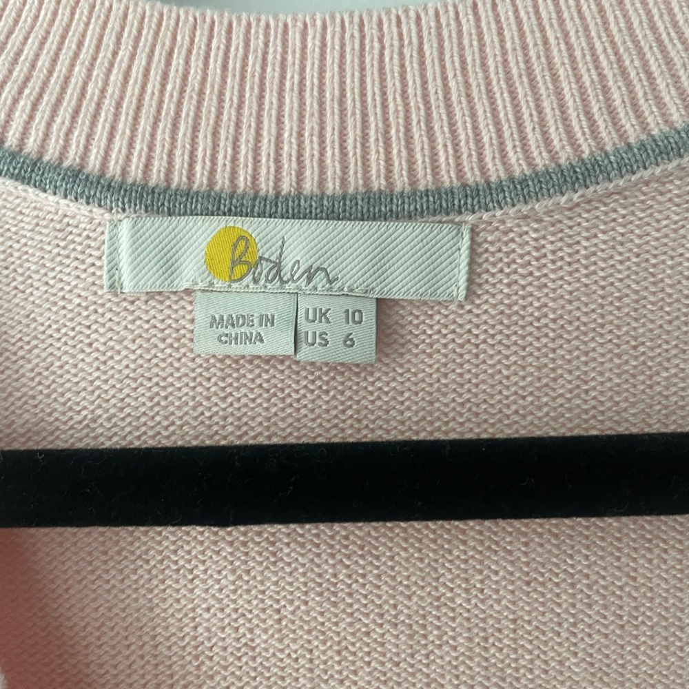 Boden Soft Pink Women's Cardigan Sweater - Picture 3 of 5